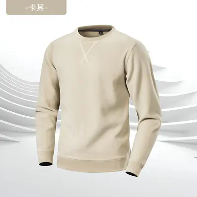 Men's Fleece-Lined Oxford Fleece Sweatshirt, Winter Model PY41-P36