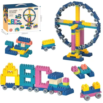 Portable Gift Box] DIY Buildable Particle Building Blocks Educational Toys for Children Wholesale Cross-border Amazon - 13