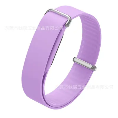 Silicone Loop Buckle Watch Band for Google Fitbit Air - 9