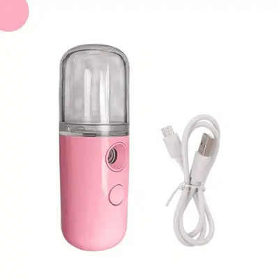 Nano Spray Hydrating Mist Device Facial Humidifier Portable Rechargeable Beauty Instrument Cold Spray Steamer - 8