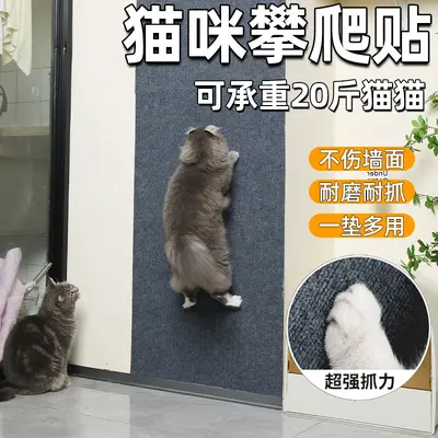 Self-Adhesive Cat Scratch Sofa Protector Pad, Wall Sticker and Scratching Board - 3