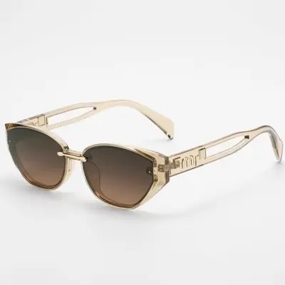 Women's Retro Cat-Eye Sunglasses with UV Protection - 7