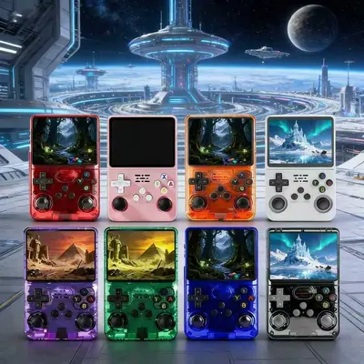 R36S Open-Source Handheld Game Console, PSP Compatible, Arkos System, 1GB RAM, RK3326 - 7