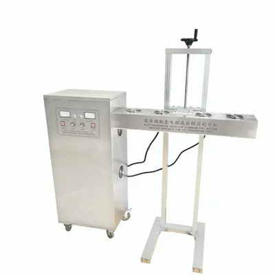 Electromagnetic induction aluminum foil sealing machine, fully automatic