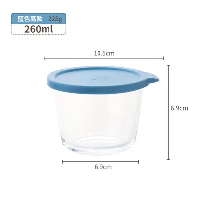 Einmachglas mit Drehverschluss, Lebensmittelbehälter, Kühlschrank-Seitenschale, Einmachglas für Eingelegtes Verpackungsbox Schüssel Glas - 13