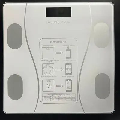 Intelligente Körperfettwaage mit präziser Gewichtsmessung, wiederaufladbar, Bluetooth-Körperanalysewaage für den Hausgebrauch - 8