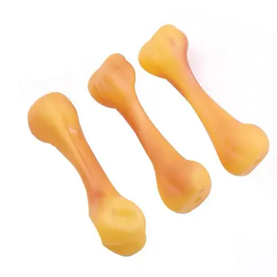 Bone-Shaped Squeaky Dog Toy, Bite-Resistant - 7