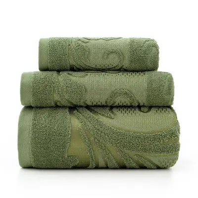 Jacquard-Baumwoll-Handtuchgarnitur, Erwachsene, reine Baumwolle - 7