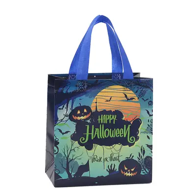 Halloween Printed Non-Woven Party Gift Bag for Candy