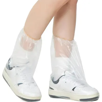 Disposable Waterproof Rain Shoe Covers, Adult and Children