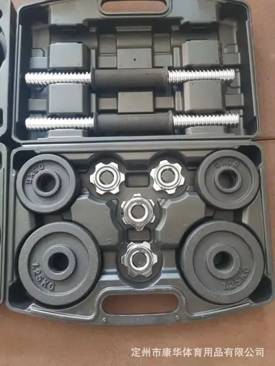 Dambıl fitness seti, boyalı halter seti, 50 20 30 15kg 10kg kadınlar için monte edilmiş küçük dambıllar, çift. - 9