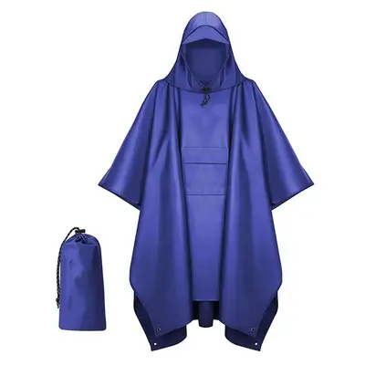 3-in-1 Regenponcho, leicht, Outdoor-Cape - 9