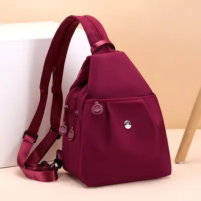 2026 neuer Rucksack für Damen, schlicht vielseitig einsetzbar, diebstahlsicher, modisch, multifunktionale Brustbeutel, Pendler- und Reiserucksack, Umhängetasche - 10