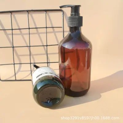 300 and 500 ml Pump Lotion Bottle, Refillable for Hotels