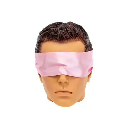 Sexy Satin Blindfold, Extra-Long, Light-Blocking, Solid Color - 5