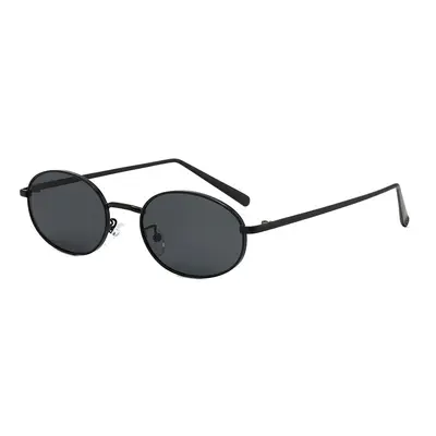 Cat Eye Sunglasses for Women, Metal Oval Frame, UV400 Protection - 6
