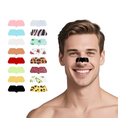 Bamboo Charcoal Blackhead Removal Nose Strips, Deep Cleansing, Unisex - 10
