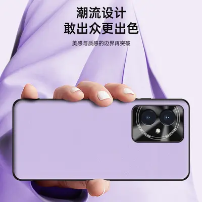 Honor 100 cep telefonu kılıfı, sıvı düz deri kılıf, düşmeyi önleyici ve kirlenmeyi önleyici koruyucu kapak için uygundur, tek parça olarak gönderilebilir - 5
