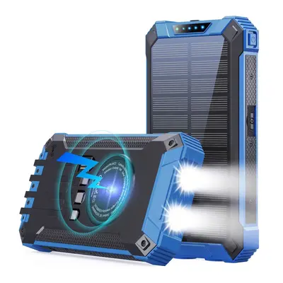 20000mAh Wireless Solar Power Bank, Outdoor - 10