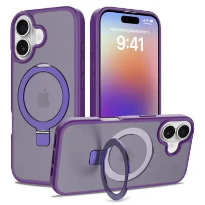 iPhone 17 2-in-1 magnetic case with stand, compatible with 18 Pro Max - 8