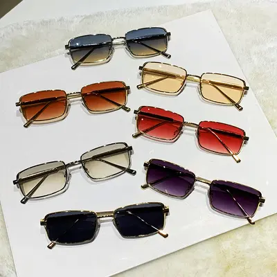 Old Money Style Men's Sunglasses, Small Frame, UV Protection - 3
