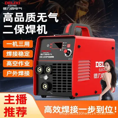 Delixi 220V Multifunction Gasless Welding Machine, Portable, Industrial Grade