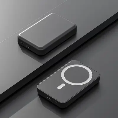 3C-zertifizierte ultraflache kabellose magnetische Schnelllade-Powerbank 20W, kompakt tragbar, mobile Stromversorgung, anpassbar, KC Grenzhandel - 8