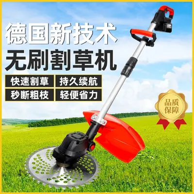 Cordless Multifunctional Electric Lawn Mower and Grass Trimmer, Lithium Battery, for Home