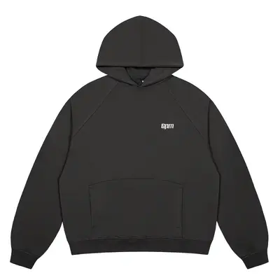 Nakış harfli kapüşonlu sweatshirt ve uzun eşofman altı, erkek spor takımı - 8
