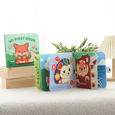 Montessori Keçe Bez Sessiz Kitap Gökkuşağı 3D Stereo Erken Eğitim - 12