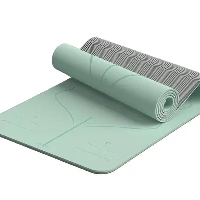 TPE yoga mat, non-slip, thickened, widened, silent fitness mat