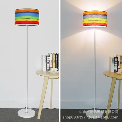 Nordic Style Modern LED Floor Lamp with Remote Control - 11