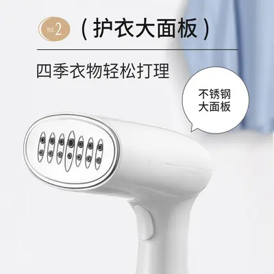 Portable garment steamer, auto shut-off, temperature control