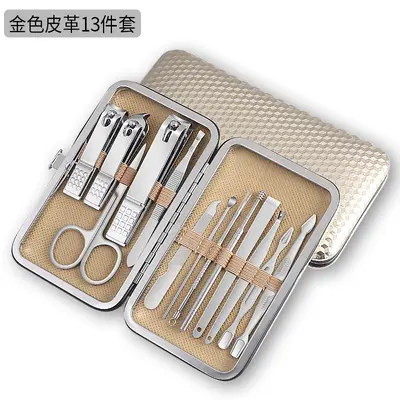 Nail clipper set, nail scissors, home nail clippers for men and women, manicure tools, pedicure knife, manicure care, hair trimming - 11