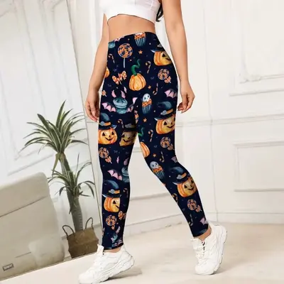 Küçük Paça Slim Fit Uzun Pantolon, Yumuşak Ev ve Dış Giyim, Yüksek Elastikiyetli Tayt