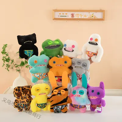 Sevimli Diş Canavarı Peluş Oyuncak, Punk Diş Figürü, Çocuk Hediyesi - 3