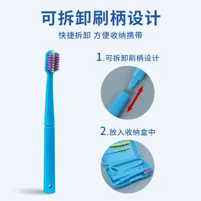 Orthodontic oral care kit with toothbrush, floss, tongue scraper - 4