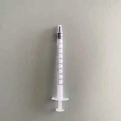 Small Single-Use Plastic Syringes, Graduated, Screw-Type - 13