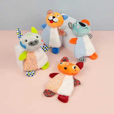Durable Chew-Resistant Plush Pet Toy Set for Cats and Dogs - 5
