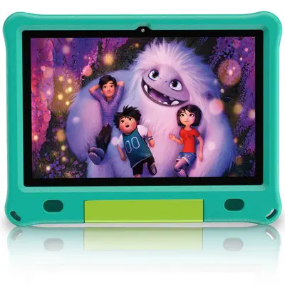 10.1 inç çocuk Android 15 tablet, düşmeye karşı koruyucu kılıf, dönebilen tutma yeri, sınır ötesi destekler - 9