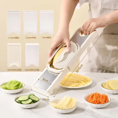 Double-door kitchen grater and slicer for potatoes and vegetables - 13