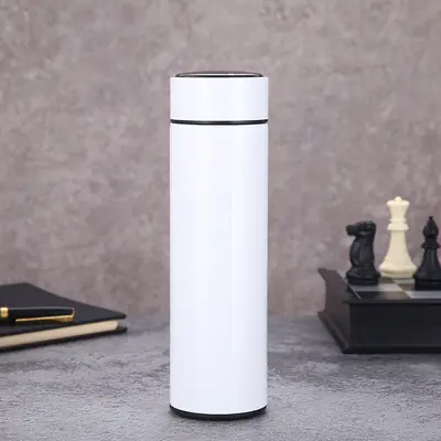 Smart Temperature Display 304 Stainless Steel Insulated Mug with Logo Print - 10