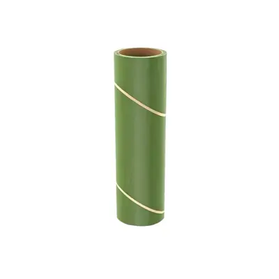 Two-color adhesive lint roller, tear-off refill paper