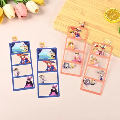 Transparent Card Bookmark, Custom Design, DIY Photo Collection Card