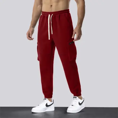 Herren-Laufhose mit mehreren Taschen, Herbst, für Sport und Fitness
