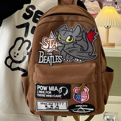 Little Monster Cartoon Casual Daypack - 6