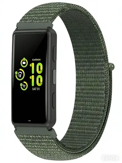Nylon Hook-and-Loop Sport Watch Strap for Samsung, Huawei, Garmin, 18/20/22 mm - 11