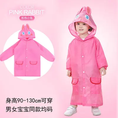 Hersteller Großhandel Kinderregen­jacke Junge Mädchen Baby Kindergarten Cartoon Poncho niedlicher Umhang Stil Grundschüler Regenjacke - 9