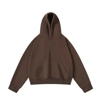 RUIIENRS x ROPUCHA Short Boxy Hooded Sweatshirt, 420g, FW228