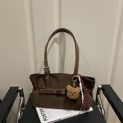 Retro Women's Tote Bag, Large Capacity, Autumn Winter 2025 - 9